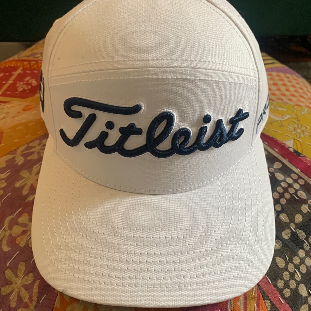 White Titleist Cap